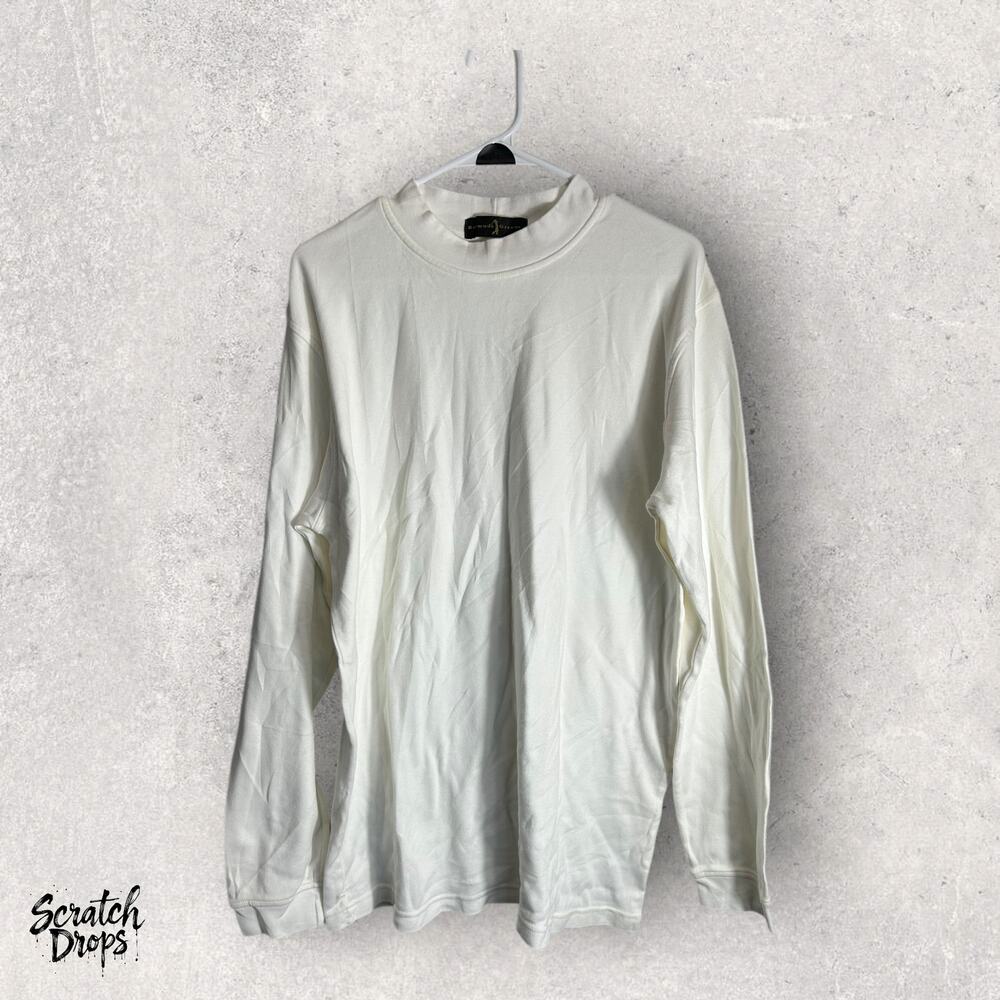 Bemuda Green Vintage Long Sleeve Shirt Size Large NWOT Retro Casual Top